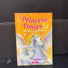Load image into Gallery viewer, An Amazing Rescue (Princess Ponies) (Chloe Ryder) -series paperback
