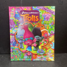 Load image into Gallery viewer, Dreamworks Trolls -character look &amp; find hardcover

