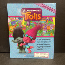 Load image into Gallery viewer, Dreamworks Trolls -character look &amp; find hardcover
