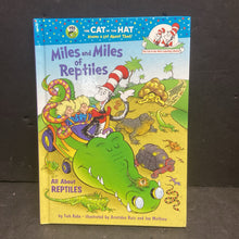 Load image into Gallery viewer, Miles and Miles of Reptiles: All About Reptiles (Tish Rabe) -educational dr. seuss hardcover
