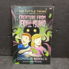Load image into Gallery viewer, The Tuttle Twins and the Creature from Jekyll Island (Connor Boyack) -series paperback
