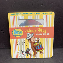 Load image into Gallery viewer, Music Play: A Book and CD (Curious Baby Curious George) -character board
