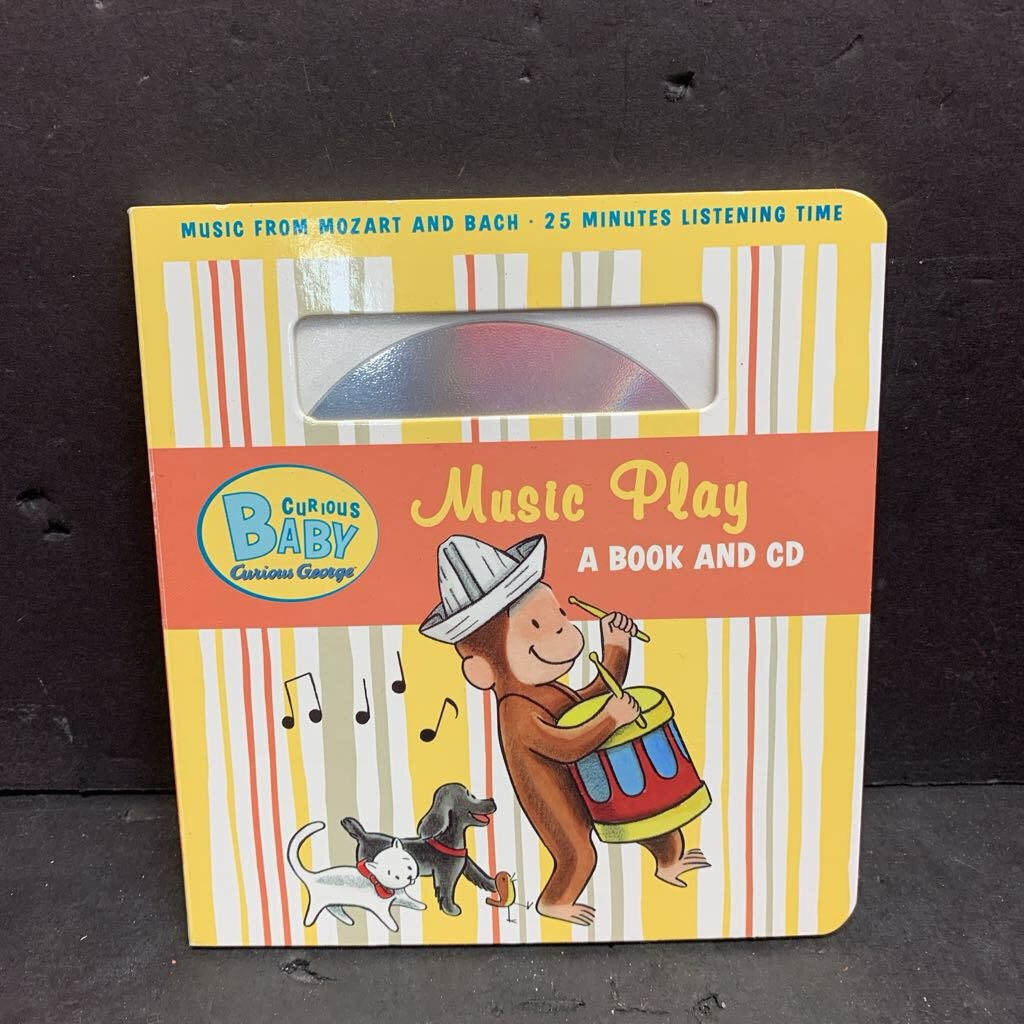 Music Play: A Book and CD (Curious Baby Curious George) -character board