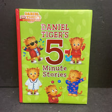 Load image into Gallery viewer, Daniel Tiger&#39;s 5-Minute Stories (Daniel Tiger&#39;s Neighborhood) (Soft-Cover) -character hardcover
