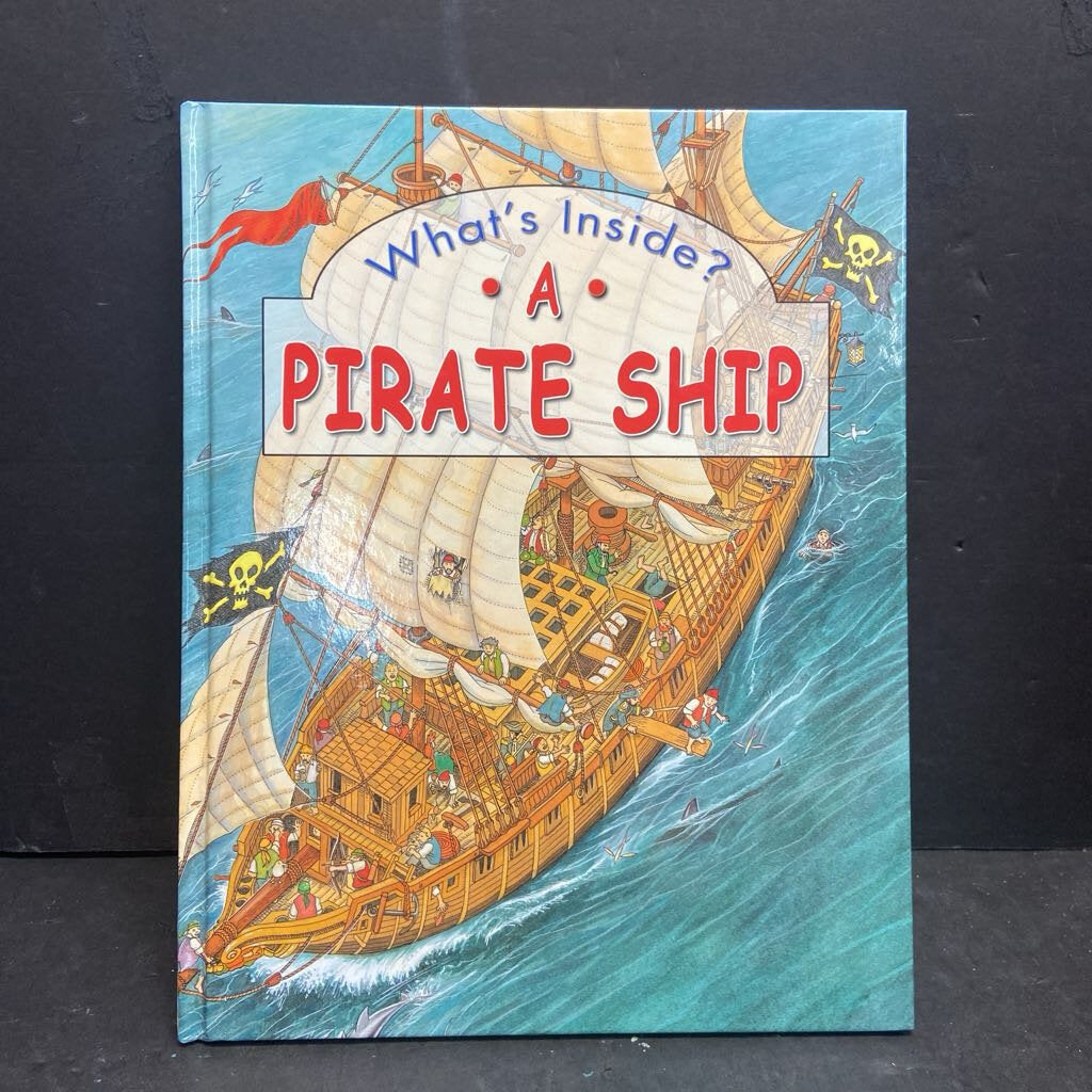 What's Inside A Pirate Ship? -look & find hardcover