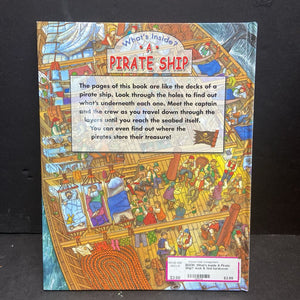 What's Inside A Pirate Ship? -look & find hardcover