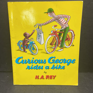 Curious George Rides a Bike (H.A. Rey) -character paperback