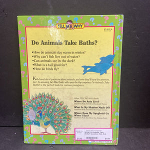 Do Animals Take Baths? Questions Kids Ask About Animals (Tell Me Why) (Neil Morris) -educational hardcover