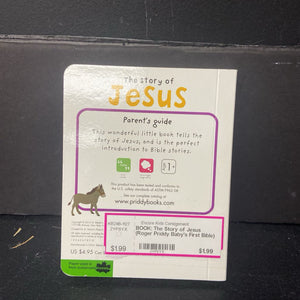 The Story of Jesus (Roger Priddy Baby's First Bible) -religion board