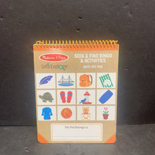 Load image into Gallery viewer, Seek &amp; Find Bingo &amp; Activities Wipe-Off Pad (Melissa &amp; Doug Let&#39;s Explore) -activity board
