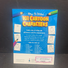 Load image into Gallery viewer, 101 Cartoon Character (How to Draw) (Dan Green) -activity paperback
