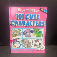 Load image into Gallery viewer, 101 Cute Characters (How to Draw) (Dan Green) -activity paperback
