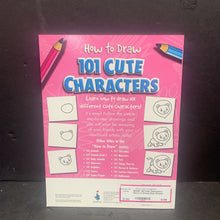 Load image into Gallery viewer, 101 Cute Characters (How to Draw) (Dan Green) -activity paperback
