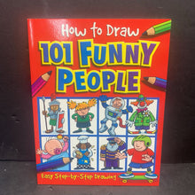 Load image into Gallery viewer, 101 Funny People (How to Draw) (Dan Green) -activity paperback
