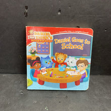 Load image into Gallery viewer, Daniel Goes to School (Daniel Tiger's Neighborhood) (Becky Friedman) -character board
