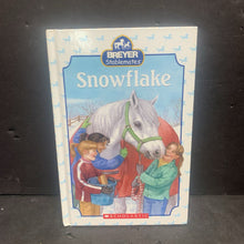 Load image into Gallery viewer, Snowflake (Breyer Stablemats) (Suzanne Weyn) -character hardcover
