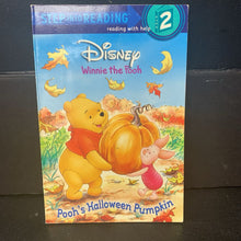 Load image into Gallery viewer, Pooh&#39;s Halloween Pumpkin (Disney Winnie the Pooh / Pooh &amp; Friends) (Isabel Gaines) (Step Into Reading Level 2) -character reader paperback
