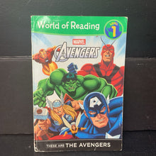 Load image into Gallery viewer, These Are The Avengers (Marvel Comics) (World of Reading Level 1) -character reader paperback
