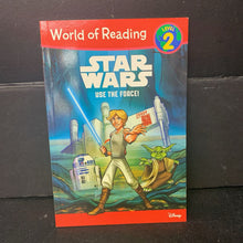 Load image into Gallery viewer, Use the Force! (Star Wars) (Disney) (Michael Siglain) (World of Reading Level 2) -character reader paperback
