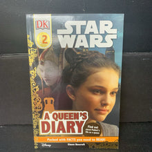 Load image into Gallery viewer, A Queen's Diary (Star Wars) (Disney) (DK Readers Level 2) (Simon Beecroft) -character reader paperback
