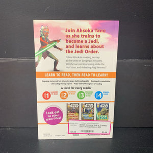 Ahsoka: Jedi in Training (Star Wars) (Disney) (DK Readers Level 2) (Heather Scott) -character reader paperback