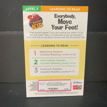 Load image into Gallery viewer, Everybody, Move Your Feet! (Jim Henson&#39;s Sid the Science Kid) (Learning to Read Level 2) -character reader paperback
