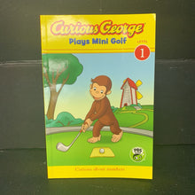 Load image into Gallery viewer, Curious George Plays Mini Golf (Level 1) (Marcy Goldberg Stacks) -character reader paperback
