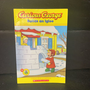 Curious George Builds an Igloo (Level 1) (Erica Zappy) -character reader paperback