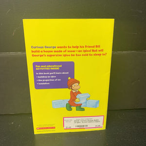 Curious George Builds an Igloo (Level 1) (Erica Zappy) -character reader paperback