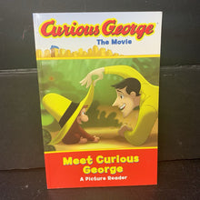 Load image into Gallery viewer, Meet Curious George (Curious George the Movie) (Jodi Huelin) -character reader paperback
