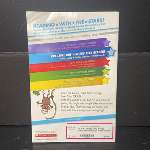 Swing, Otto, Swing! (The Adventuers of Otto) (David Milgrim) (Ready to Read Pre-Level 1) -character reader paperback