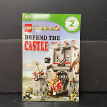 Load image into Gallery viewer, Defend The Castle (DK Readers Level 2) (LEGO Kingdoms) (Hannah Dolan) -character reader paperback
