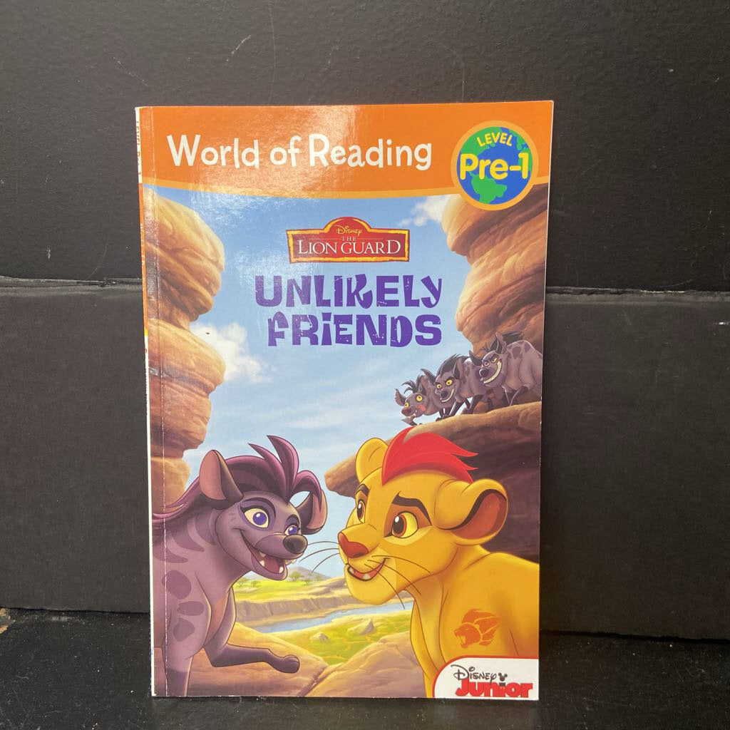Unlikely Friends (Disney The Lion Guard) (World of Reading Pre-Level 1) (Gina Gold) -character reader paperback