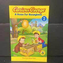 Load image into Gallery viewer, A Home for Honeybees (Curious George) (Green Light Readers Level 2) (Julie Tibbott) -character reader paperback
