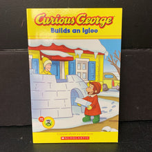 Load image into Gallery viewer, Curious George Builds an Igloo (Level 1) (Erica Zappy) -character reader paperback
