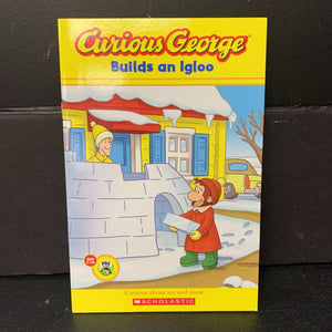 Curious George Builds an Igloo (Level 1) (Erica Zappy) -character reader paperback