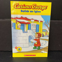 Load image into Gallery viewer, Curious George Builds an Igloo (Level 1) (Erica Zappy) -character reader paperback
