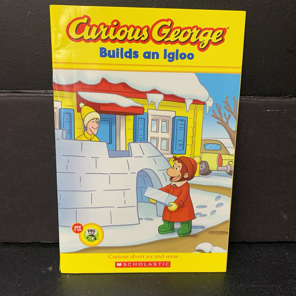 Curious George Builds an Igloo (Level 1) (Erica Zappy) -character reader paperback