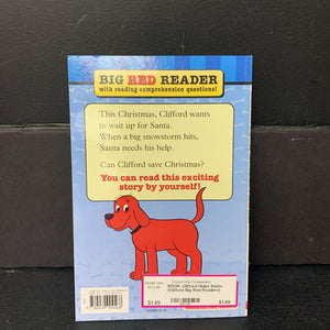 Clifford Helps Santa (Clifford Big Red Readers) (Christmas) (Sonia Sander) -character reader holiday paperback