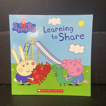 Load image into Gallery viewer, Learning To Share (Peppa Pig) -character paperback
