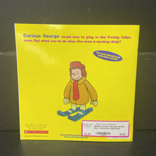 Load image into Gallery viewer, Curious George Snowy Day -character paperback
