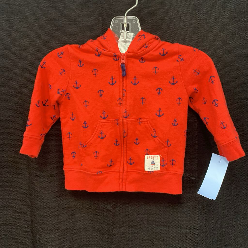 Anchor Hooded Zip Sweatshirt