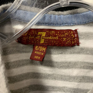 Striped Button Pocket Outfit