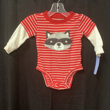 Load image into Gallery viewer, Striped Raccoon Onesie
