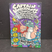 Load image into Gallery viewer, Captain Underpants and the Invasion of the Incredibly Naughty Cafeteria Ladies From Outer Space (and the Subsequent Assault of the Equally Evil Lunchroom Zombie Nerds) (Dav Pilkey) -series paperback
