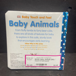 Baby Animals (DK) -touch & feel board