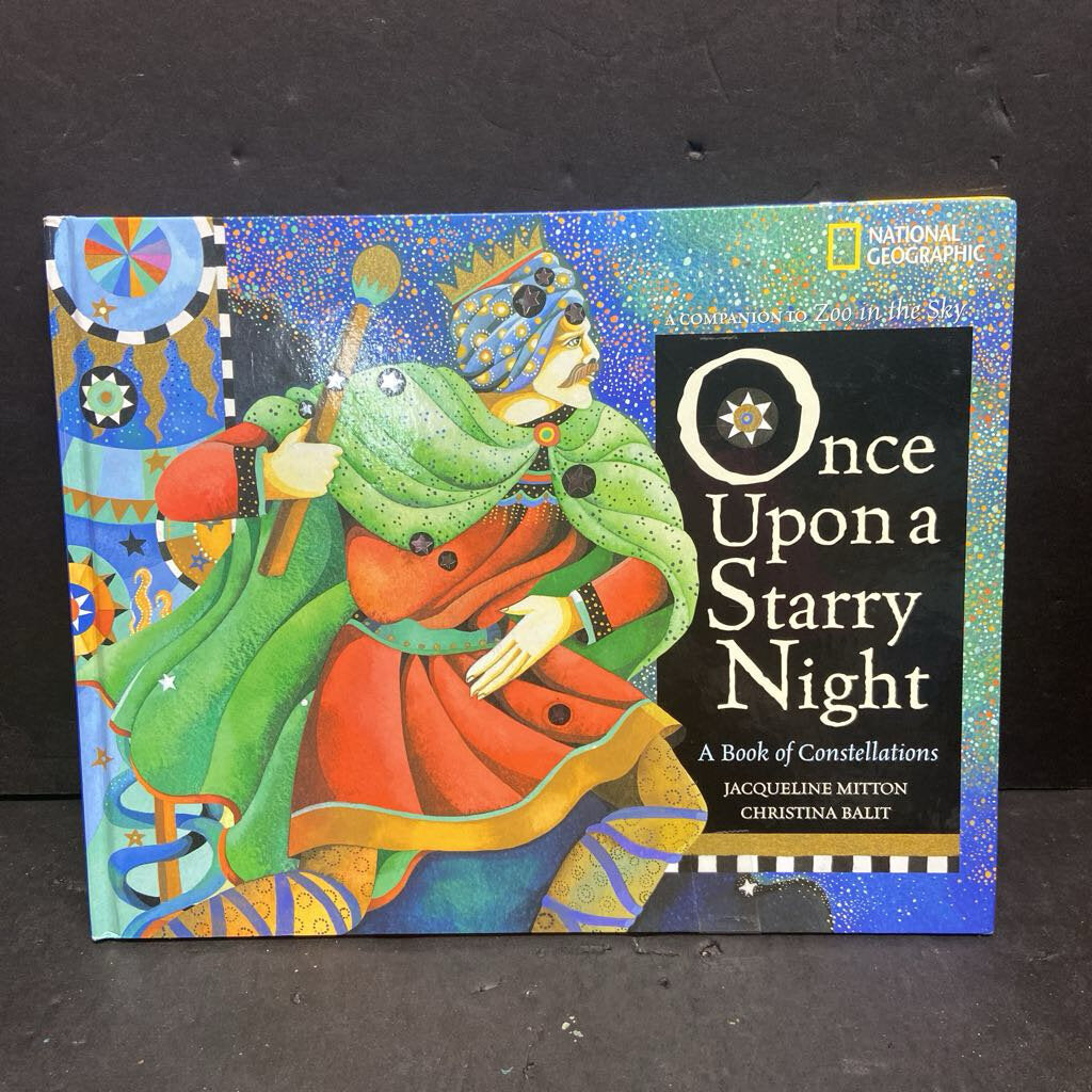 Once Upon a Starry Night: A Book of Constellation Stories (National Geographic) (Jacqueline Mitton) (Space) -educational hardcover
