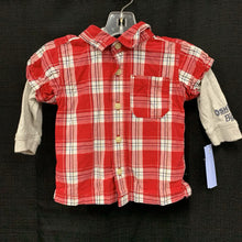 Load image into Gallery viewer, Plaid Hooded Button Down Shirt
