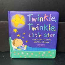 Load image into Gallery viewer, Twinkle, Twinkle Little Star and Other Favorite Bedtime Rhymes (Tiger Tales) -board
