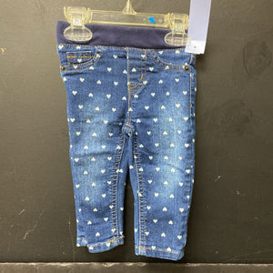 Denim Heart Pants